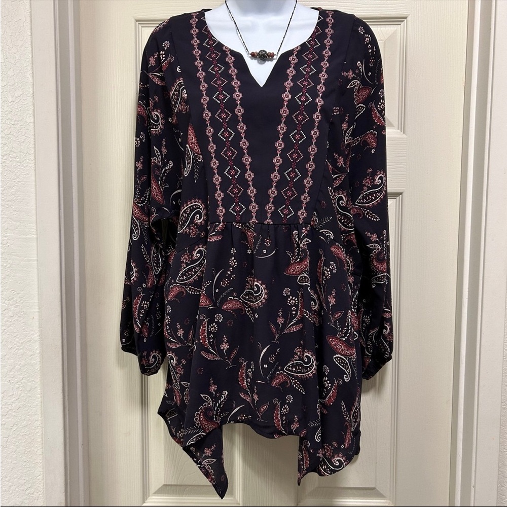 STYLE & CO • Paisley Print Top